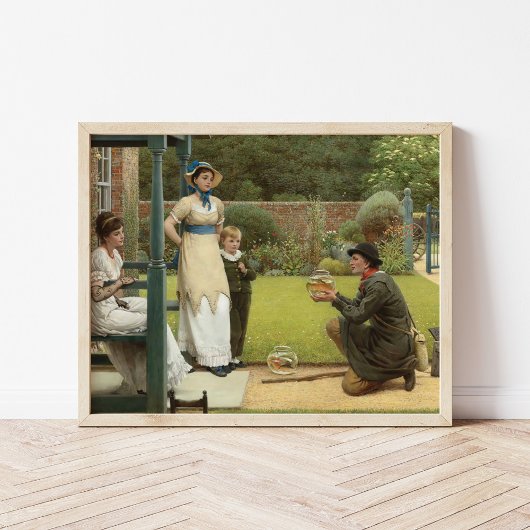 De goudvis verkoper | George Dunlop Leslie Poster