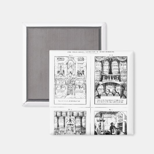 De goudwinkel magneet (Voorkant / Achterkant)