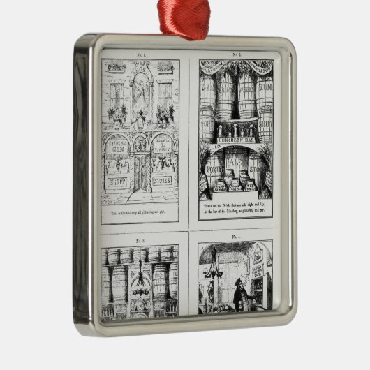 De goudwinkel metalen ornament (Rechts)