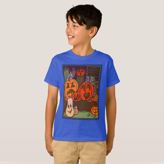 De Gourds Halloween Boy T-shirt (Voorkant volledig)