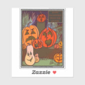 De Gourds Halloween Custom-Cut Sticker (Vel)