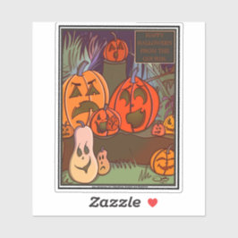 De Gourds Halloween Custom-Cut Sticker