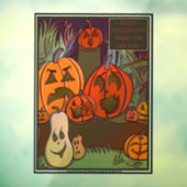 De Gourds Halloween Raamsticker (Vel 3)