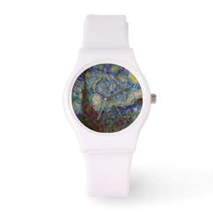 De Gourdy Night Starry Fine Art Spoof Horloge