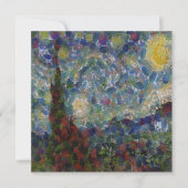 De Gourdy Night Starry Fine Art Spoof Kaart (Voorkant)