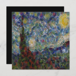 De Gourdy Night Starry Fine Art Spoof Kaart