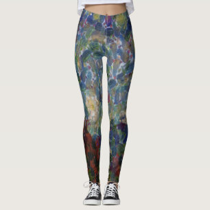 De Gourdy Night Starry Fine Art Spoof Leggings