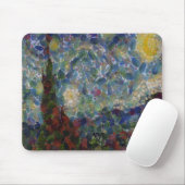 De Gourdy Night Starry Fine Art Spoof Muismat (Met muis)