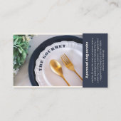 De Gourmet Personal Chef White Visitekaartje (Voorkant)
