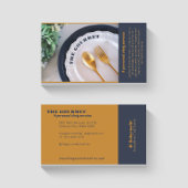 De Gourmet Personal Chef Yellow Visitekaartje