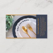 De Gourmet Personal Chef Yellow Visitekaartje (Voorkant)