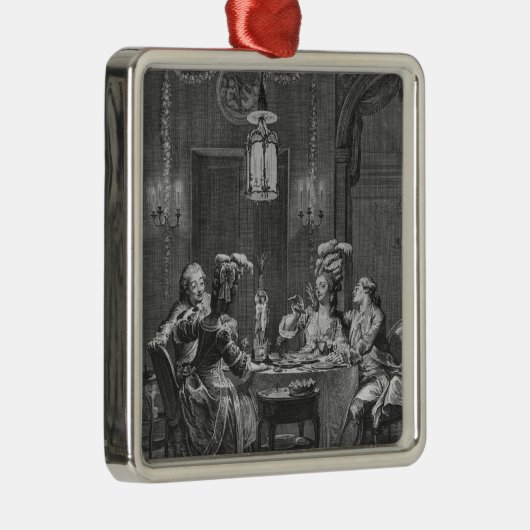 De Gourmet Supper Metalen Ornament (Rechts)