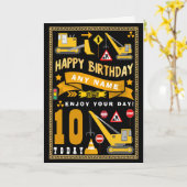 De graaf Bouw Gepersonaliseerde Kaart van de (Gele Bloem)