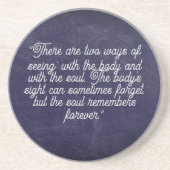 De graaf Monte Cristo Quote Onderzetter (Voorkant)