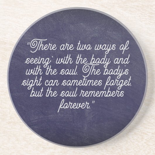 De graaf Monte Cristo Quote Onderzetter (Voorkant)