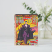 De graaf Monty Cristo Comic Briefkaart (Staand voorkant)