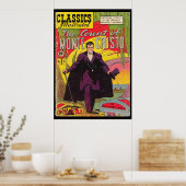 De graaf van Monte Cristo Alexandre Dumas Comic Bo Poster (Keuken)