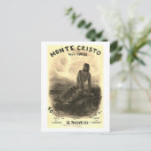 De graaf van Monte Cristo - Briefkaart (Staand voorkant)