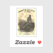 De graaf van Monte Cristo -  Sticker (Vel)