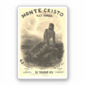 De graaf van Monte Cristo -  Sticker (Voorkant)