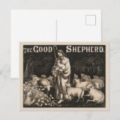 De graafmachine Good Shepherd Briefkaart (Voorkant / Achterkant)