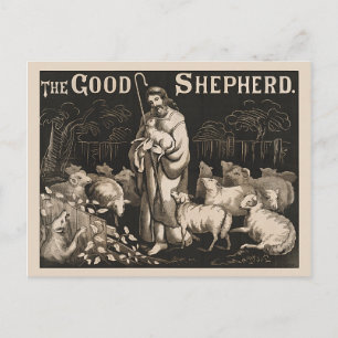 De  graafmachine Good Shepherd Briefkaart