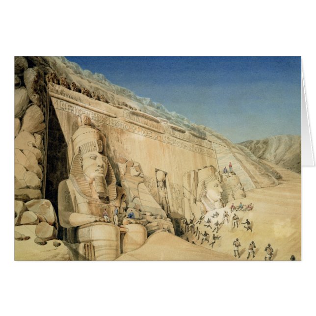 De graafmachine van de Grote Tempel van Ramesses I (Voorkant Horizontaal)