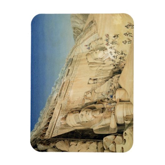 De graafmachine van de Grote Tempel van Ramesses I Magneet (Verticaal)