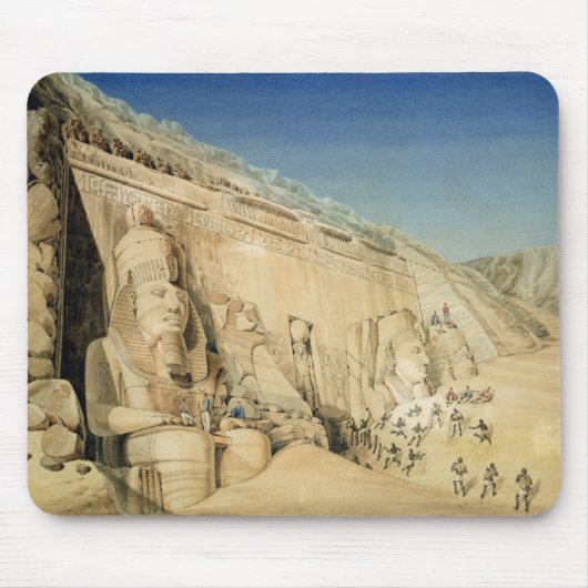 De graafmachine van de Grote Tempel van Ramesses I Muismat (Voorkant)