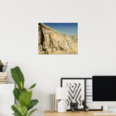 De graafmachine van de Grote Tempel van Ramesses I Poster (Thuiskantoor)