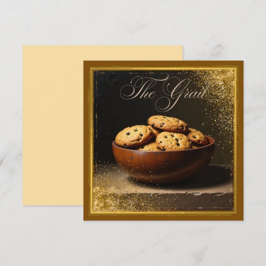 De graal feestdagenkaart (Voorkant / Achterkant)