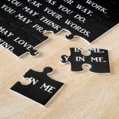 De graal Prayer Legpuzzel (Zijkant)