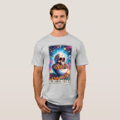 De graankiller grappige skelet tarot t-shirt (Voorkant volledig)