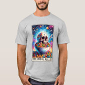 De graankiller grappige skelet tarot t-shirt (Voorkant)