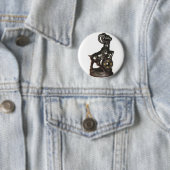 De Graceful Goat Button (In situ)
