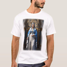 De gracieuze van Onze Lieve Vrouwe Maagd Maria in T-shirt