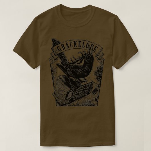 De Grackelope zwart-wit T-shirt (Design voorkant)