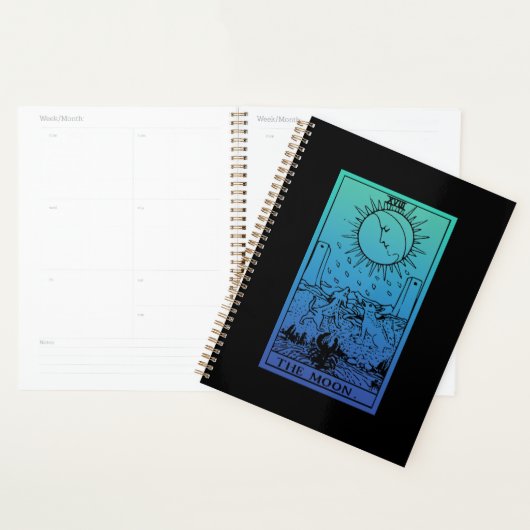De gradiëntanner van de Moon Tarot-kaart Planner (Display)