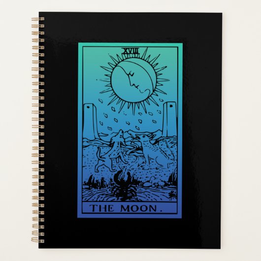 De gradiëntanner van de Moon Tarot-kaart Planner (Voorkant)