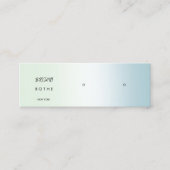 De gradiëntStud van het manuscript die Mini verdie Mini Visitekaartje (Voorkant)