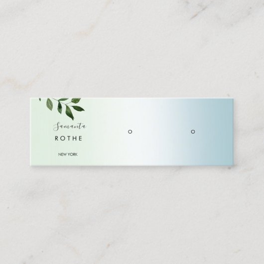 De gradiëntstudie van het manuscript die Mini Mini Mini Visitekaartje (Voorkant)