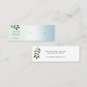 De gradiëntstudie van het manuscript die Mini Mini Mini Visitekaartje (Voorkant / Achterkant)