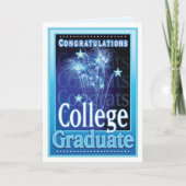 De Graduatie van het college feliciteert met Vuurw Kaart (Voorkant)
