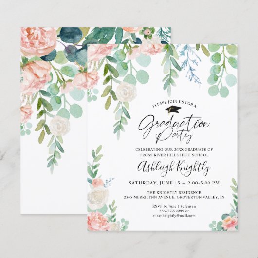 De GraduPartij van de Begroting nodigt Floral Manu (Voorkant / Achterkant)