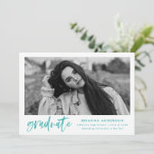 De GraduPartij van de Graduatie van het Manuscript Kaart (Staand voorkant)