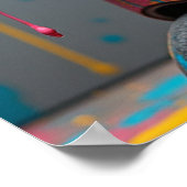 De Graffiti Bot Poster (Hoek)