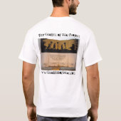 De Graffiti van War Jersey Barrier Memorial T-shirt (Achterkant)