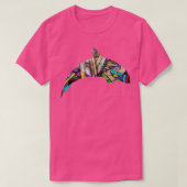 De Graffiti-walvis T-shirt (Design voorkant)