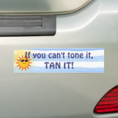 De grafiek van de Zon van de zomer met citaat Bumpersticker (Op auto)