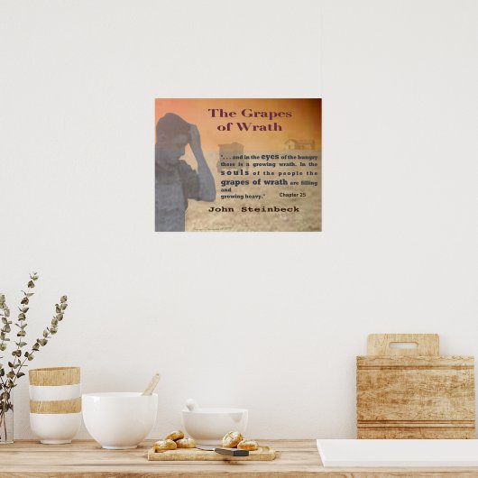 De Grafieken van Wrath Poster (Keuken)
